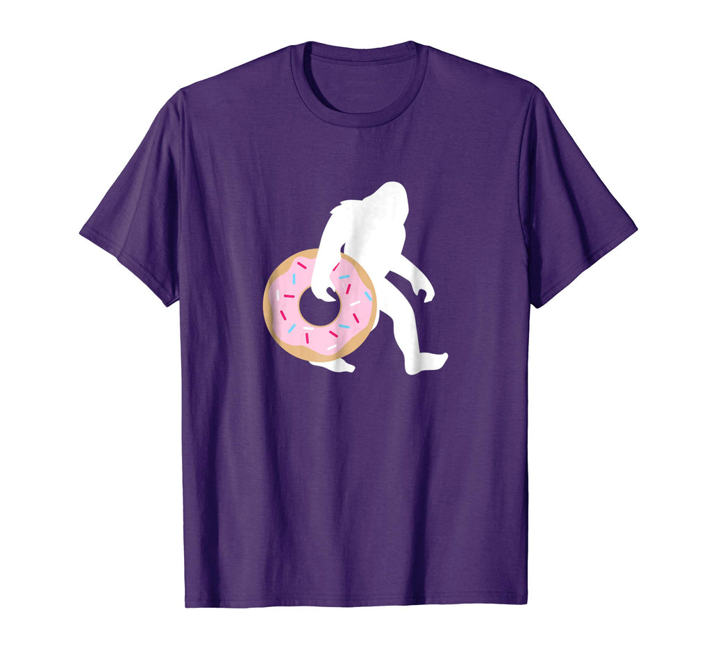 Bigfoot Donut Shirt, Funny Cute Sprinkle Sasquatch Gift