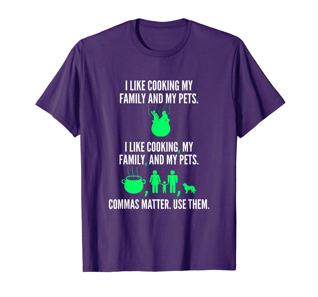 Funny Teacher T-Shirt Punctuation Saves Lives Grammar Tee