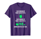Funny Teacher T-Shirt Punctuation Saves Lives Grammar Tee