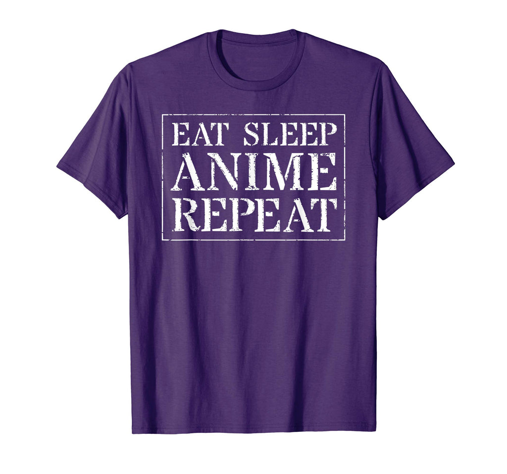 Anime T Shirt For Funny Men &amp; Women: Eat Sleep Anime Repeat