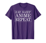 Anime T Shirt For Funny Men &amp; Women: Eat Sleep Anime Repeat
