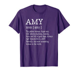 Adult Definition - First Name Amy - Ladies T-Shirt Funny