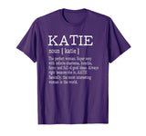 Adult Definition - First Name Katie - Ladies T-Shirt Funny