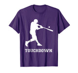 Funny Baseball Shirt Touchdown For Men