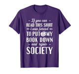 If You Can Read This T shirt Book Lover Funny Reading Gift