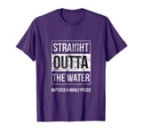 Baptism Shirts Adults Kids Funny Outta Water Tee Gift Idea