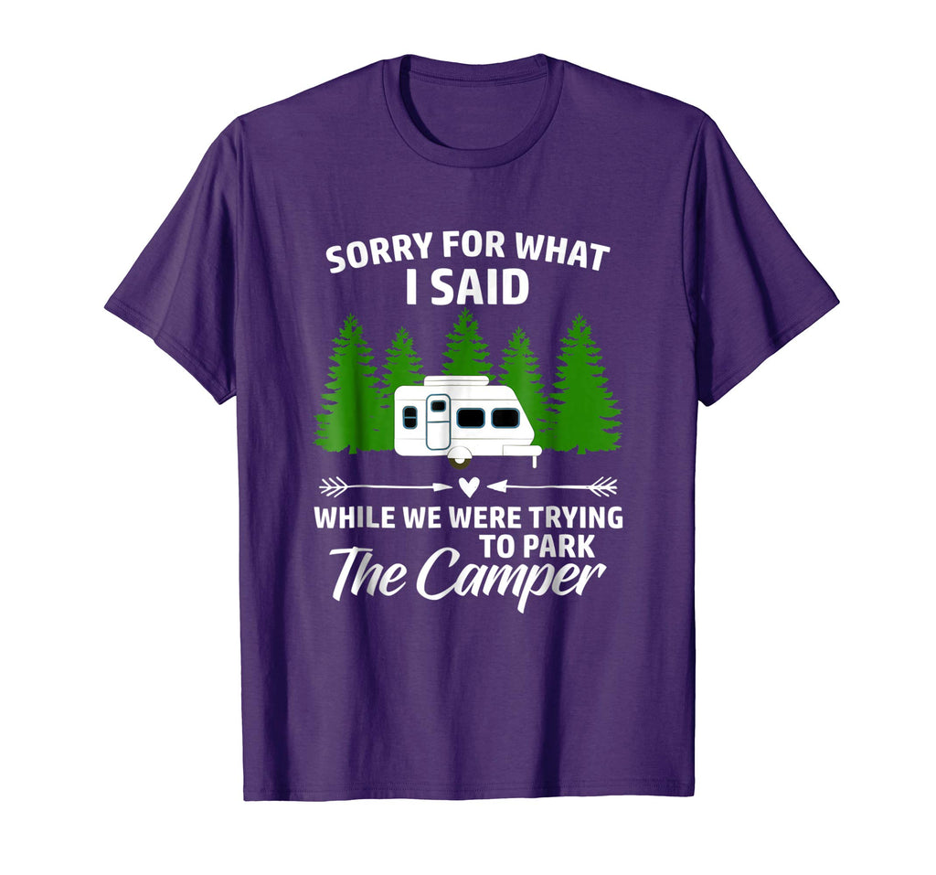 Park The Camper Funny Family Trailer Camping Vacation Shirt