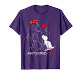 Auntsaurus Rex T-Shirt Funny Auntie Dinosaur Gifts Tshirt