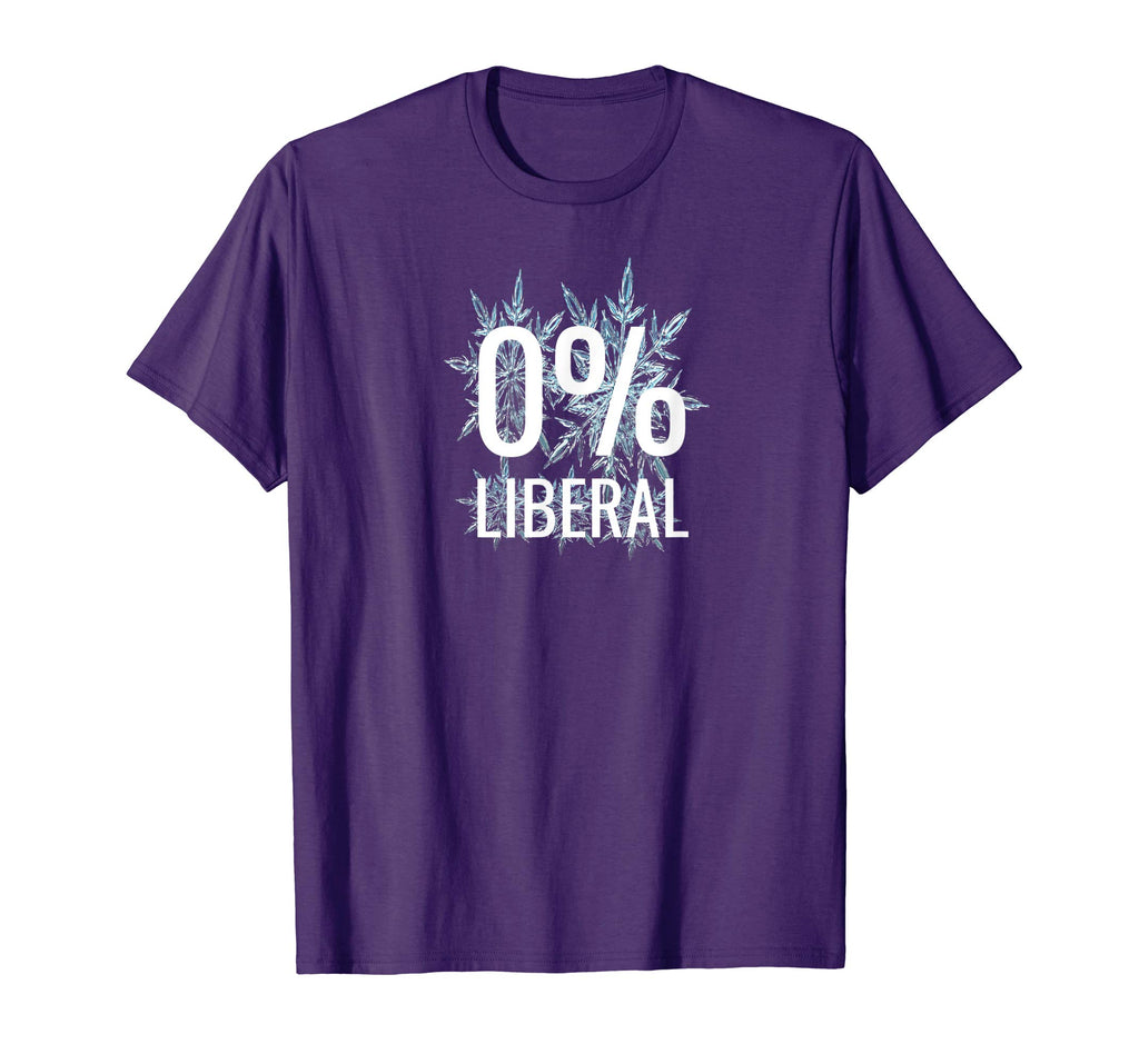 0 Percent Liberal Funny Conservative T-Shirt