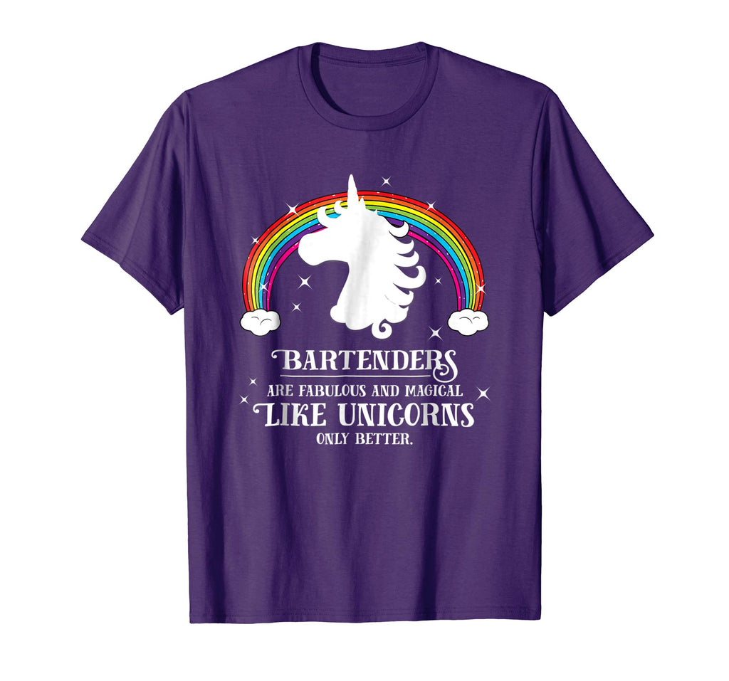Bartenders are Magical Like Unicorns Funny Tshirt Gift