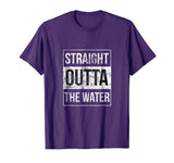 Christian Baptism Shirt Funny Outta Water Graphic Tee