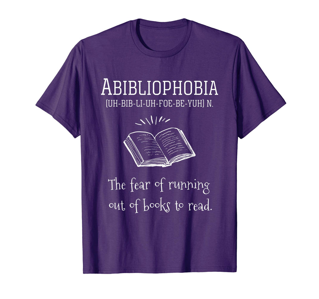 Abibliophobia Shirt - Funny T Shirts To Promote Reading