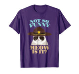 super state trooper cat shirt - not so funny meow is it gift