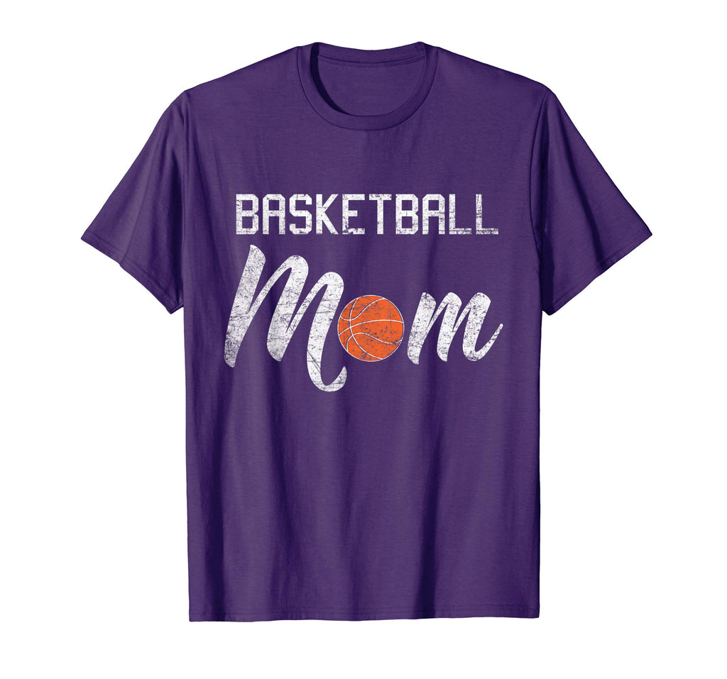 Basketball Mom T-Shirt Funny Raising Ballers Mom's Gift Tee