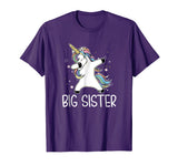 Big Sister 2019 Unicorn Dabbing Funny Birthday Gift T-Shirt
