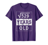 23rd Birthday Gift Square Root 23 Yr Years Old Funny Shirt