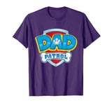 Dad Patrol T-Shirt Funny Daddy Gift Party Birthday Father