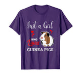 Just a Girl Who Loves Guinea Pigs - Funny Animal T-Shirt