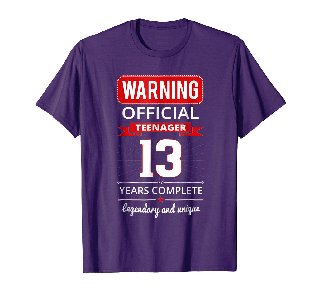 13th Birthday T Shirt Cool and Funny For Girls And Boys