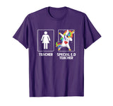 Special Education Teacher Unicorn Dabbing Funny T Shirt Gift