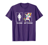 Art Teacher Unicorn Dabbing Funny T Shirt Gifts Dab Dabs