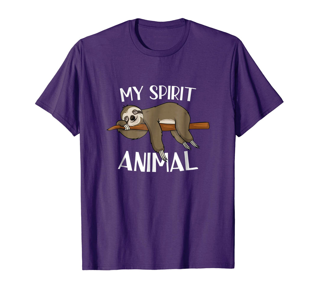 My Spirit Animal Funny Sloth T-shirt Lazy Napping Gift Tee