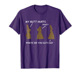 My Butt Hurts Chocolate Bunny Easter Funny Shirt