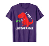 I Am Unstoppable - Funny T-rex Dinosaur Xmas T-Shirt