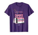 Queen Of The Camper T-Shirt Funny Camping Queen Shirt Gift