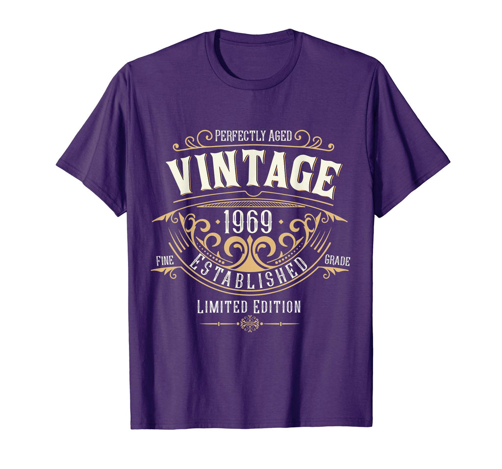 50th Birthday Gift - Funny Vintage 1969 T-Shirt.