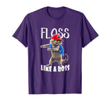 Funny Graphic T Shirt Flossing School Cat Floss like a Boss