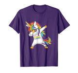 Pride LGBT Gay Be Lesbian Unicorn Dabbing Funny T Shirt