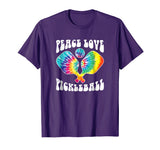 Pickleball Peace Love Funny Tie Dye T-Shirt
