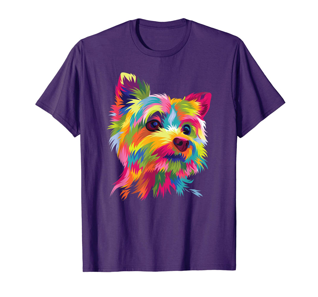 Yorkshire Terrier Shirt Funny Yorkie Pop Art Popart Dog Gift