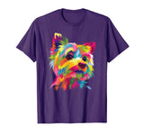 Yorkshire Terrier Shirt Funny Yorkie Pop Art Popart Dog Gift