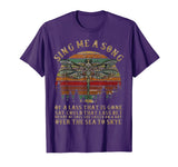 Dragonfly Sing Me A Song Retro Vintage Sunset Funny TShirt