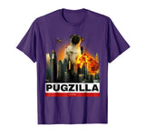 PUGZILLA - Funny Pug T-shirt Cute Gift for Puggy Lovers