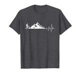 funny t-shirt for Mountain Bike Heartbeat for MTB Bikers