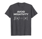 Avoid Negativity Math Equation Shirt Funny Math Teacher Gift