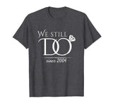 14th Wedding Anniversary T-Shirt Funny For Married In 2004 W