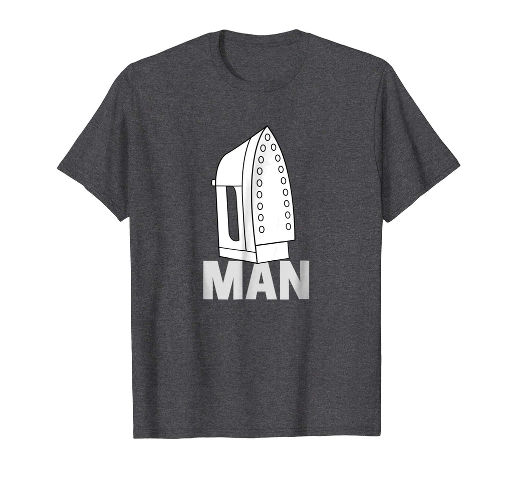 Domestic-Iron Man Funny T Shirt - Novelty Shirts