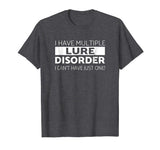 Bass Fishing Fisherman Funny T Shirt Fish Lure Disorder