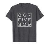 8675309 Nostalgic and Funny 80s T Shirt