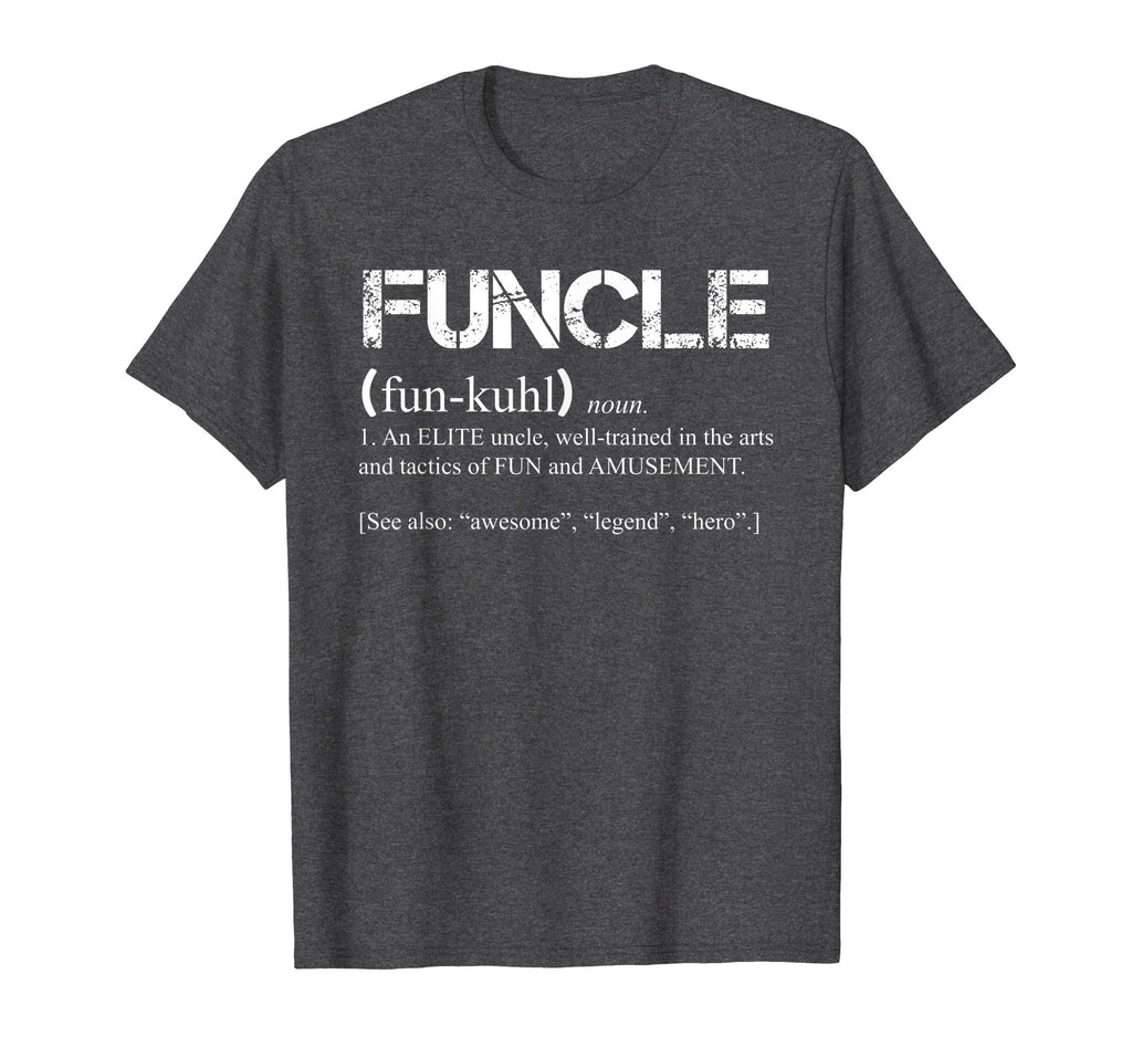 Mens Mens Funcle Definition T-shirt Funny Gift For Uncle Present