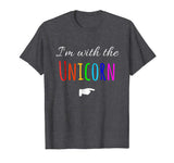 I'm With The Unicorn Cosplay Couple Funny Graphic T Shirt