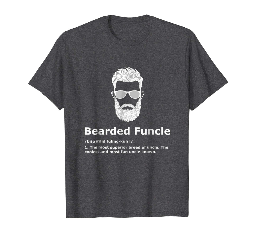 Mens Bearded Funcle Shirt Funny Uncle Definition T-Shirt