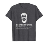 Mens Bearded Funcle Shirt Funny Uncle Definition T-Shirt