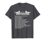 Bachelor Party Checklist Shirt - Funny Groom Shirt for Men
