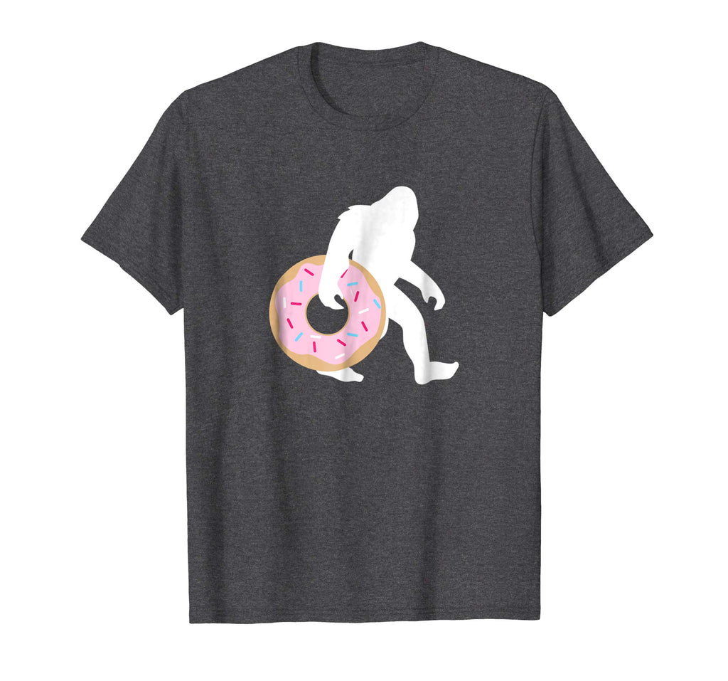 Bigfoot Donut Shirt, Funny Cute Sprinkle Sasquatch Gift