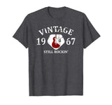 Best Vintage 1967 52nd Birthday Gift T-shirt Funny Emoji Tee